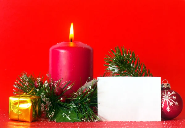 Noel dekorasyon arka plan — Stok fotoğraf