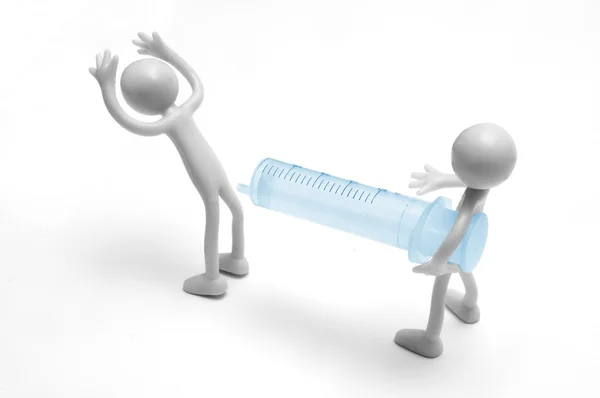 Giving an injection — Stock Photo, Image