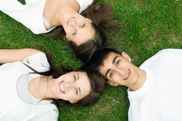 Young happy friends — Stock Photo, Image