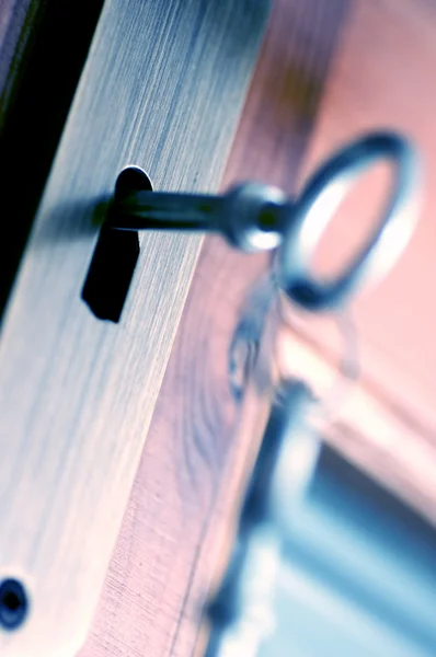CLOSED - key security — Stock Photo, Image