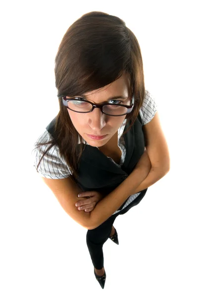 Strict-looking female teacher — Stock Photo, Image