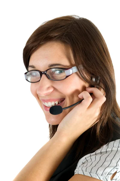 Friendly customer service agent Stock Picture