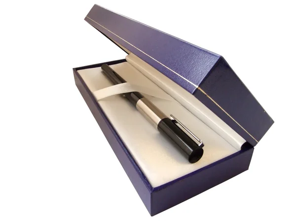 Penna i låda — Stockfoto