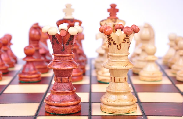Королевы шахмат — стоковое фото