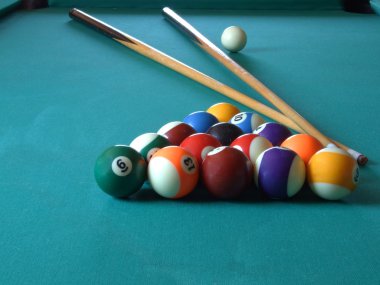 Billiard table_2 clipart