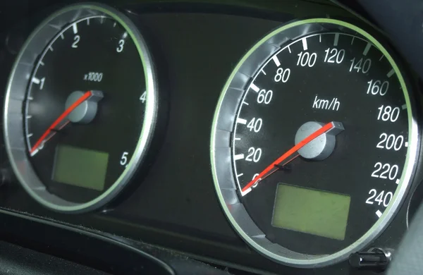 Hız göstergesi ve takometre — Stok fotoğraf