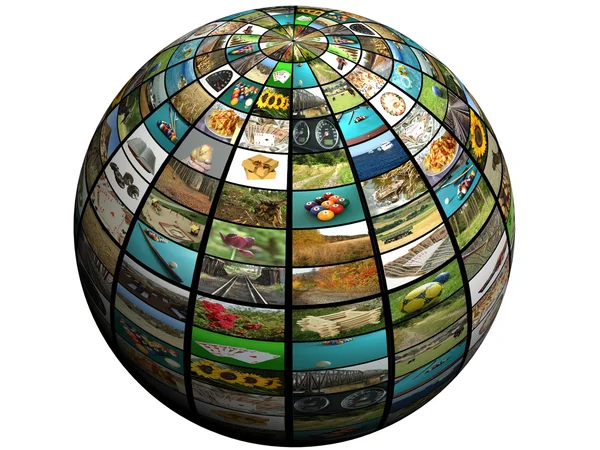 Sphere tv — Stock Photo, Image