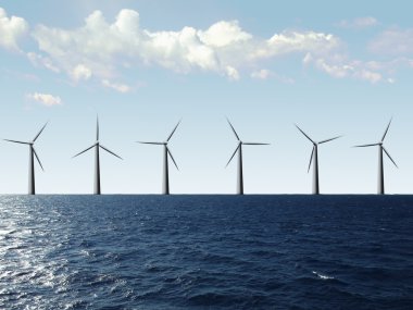 Wind farm clipart