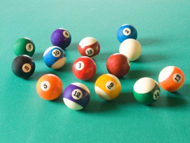 Billiard table clipart