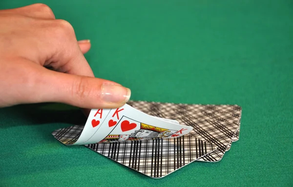 Sprawdź pokera — Zdjęcie stockowe