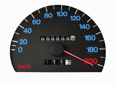 Speed over the limit clipart