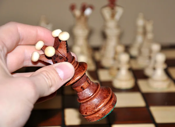 Шахматная игра — стоковое фото