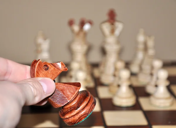 Jogo de xadrez — Fotografia de Stock