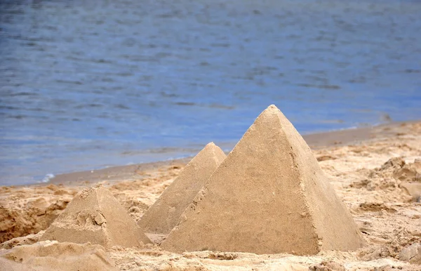 stock image Sand pyramids