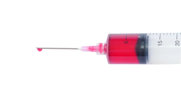 Syrigne with needle — Stock Photo, Image