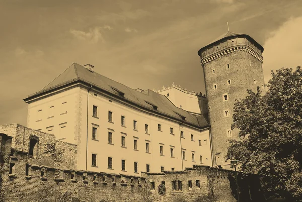 Wawel royal castle civarındaki cracow — Stok fotoğraf