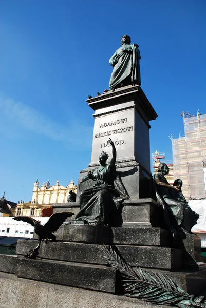 Poeta delle statue Adam Mickiewicz — Foto Stock