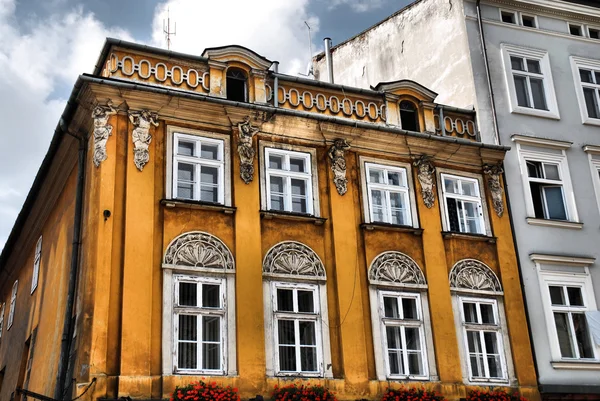Oude woning in Krakau, Polen. — Stockfoto
