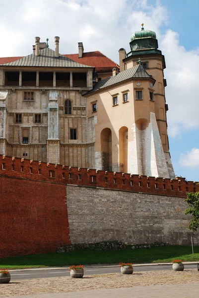 A wawel királyi kastély, Krakkó. — Stock Fotó