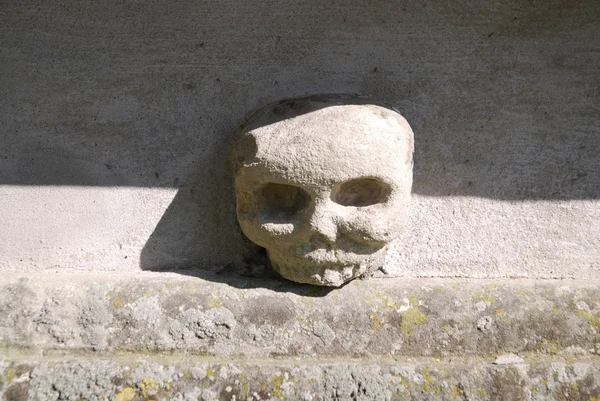 무덤에 있는 해골 — 스톡 사진