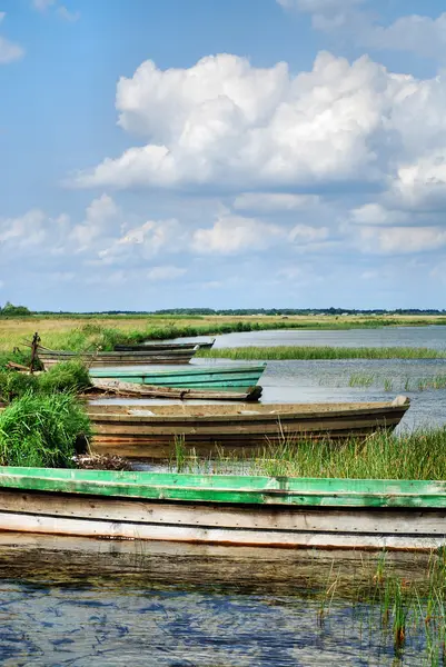 stock image Wooden boat