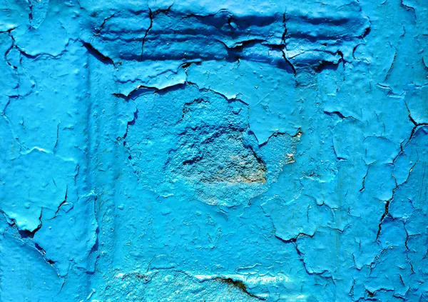 Oude blauwe muur textuur — Stockfoto