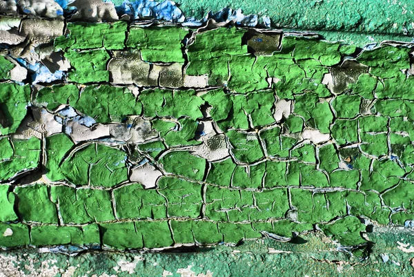 古い緑の壁の質感 — ストック写真