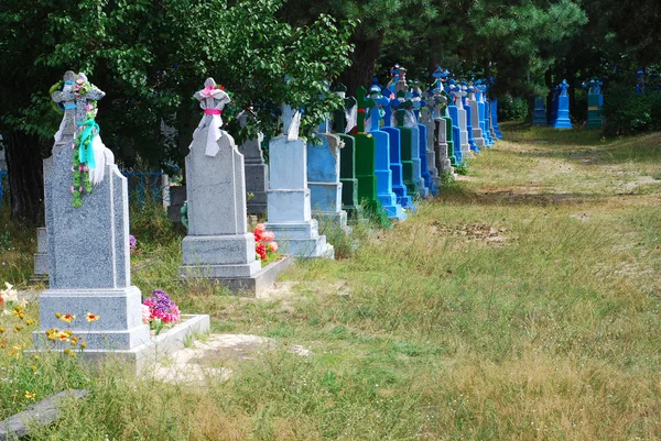 Starý hřbitov na Ukrajině — Stock fotografie