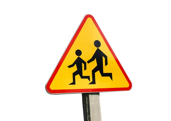 Uyarı okul işareti — Stok fotoğraf