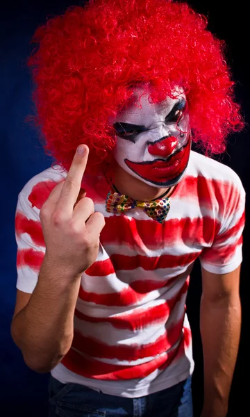 Божевільний клоун — стокове фото