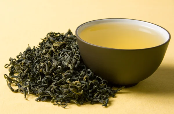 Κούπα πράσινο τσάι — Φωτογραφία Αρχείου
