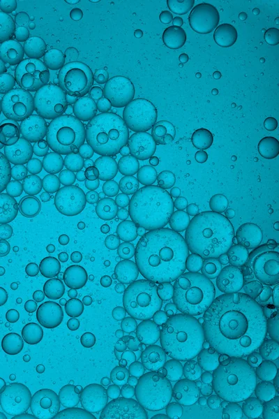 Colored liquid with bubbles