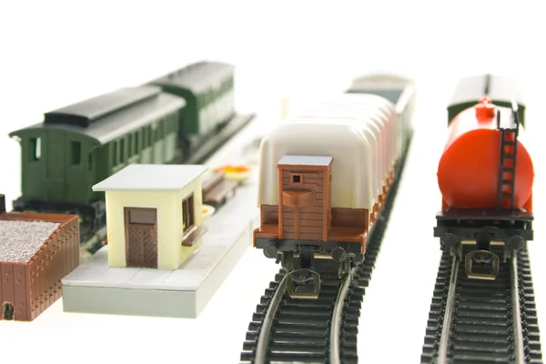 Модель железной дороги — стоковое фото