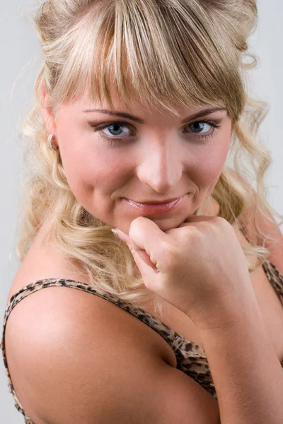 Portrait of seductive young woman — Stock Photo, Image
