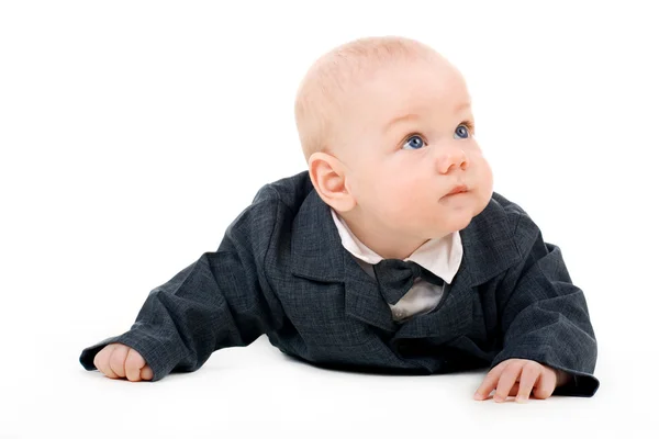 スーツで幼児の少年 — ストック写真