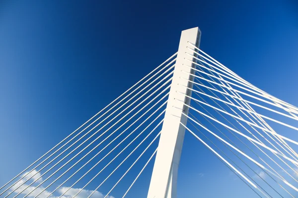 现代桥梁施工 — 图库照片