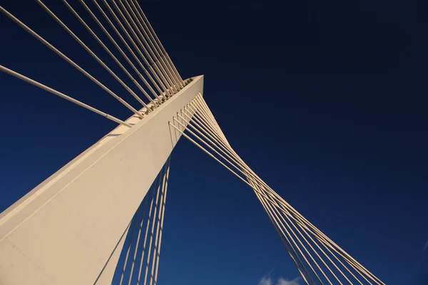 现代桥梁施工 — 图库照片