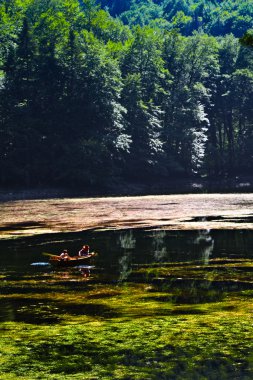 Biogradsko Lake in Montenegro clipart