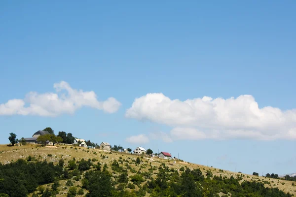 Häuser auf dem Hügel — Stockfoto