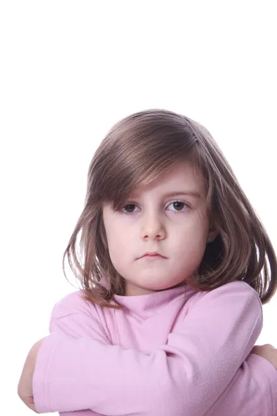 Портрет прекрасной маленькой девочки — стоковое фото