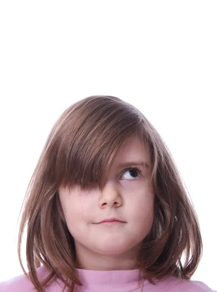 Портрет прекрасной маленькой девочки — стоковое фото