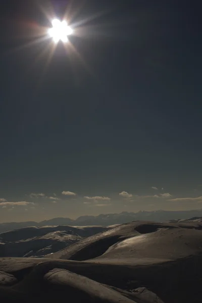 Χειμερινό τοπίο στο όρος Μπιελασνίτσα — Φωτογραφία Αρχείου