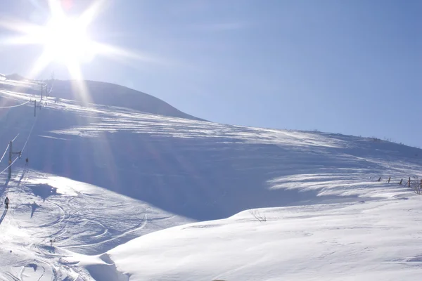 Vinterlandskap på bjelasnica berget — Stockfoto