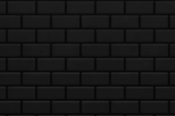 Siyah tuğla duvar arkaplanı — Stok fotoğraf