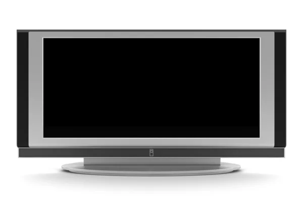 stock image Lcd tv with blank screen isolated