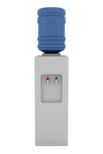 Refrigerador de água isolado no branco — Fotografia de Stock