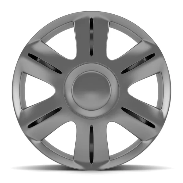 Disco de roda isolado sobre branco — Fotografia de Stock
