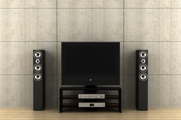 Современное телевидение с динамиками
