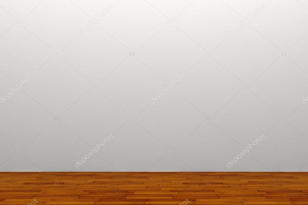 Empty room with white wall