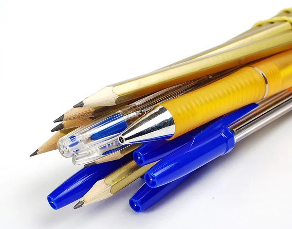 Στυλό και pensil — Φωτογραφία Αρχείου